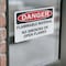 Signmission Flammable Material No Smoking Or Open Flames Danger Sign, Vinyl Decal, 10in W x 7in L, 2PK OS-2PACK-DS-D-710-L-19370 - alternate 3